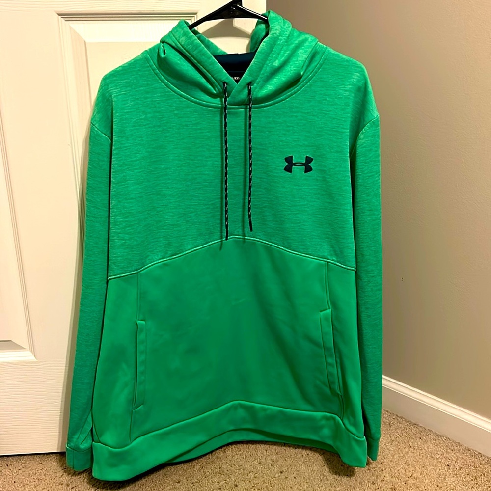 Under Armour green hoodie